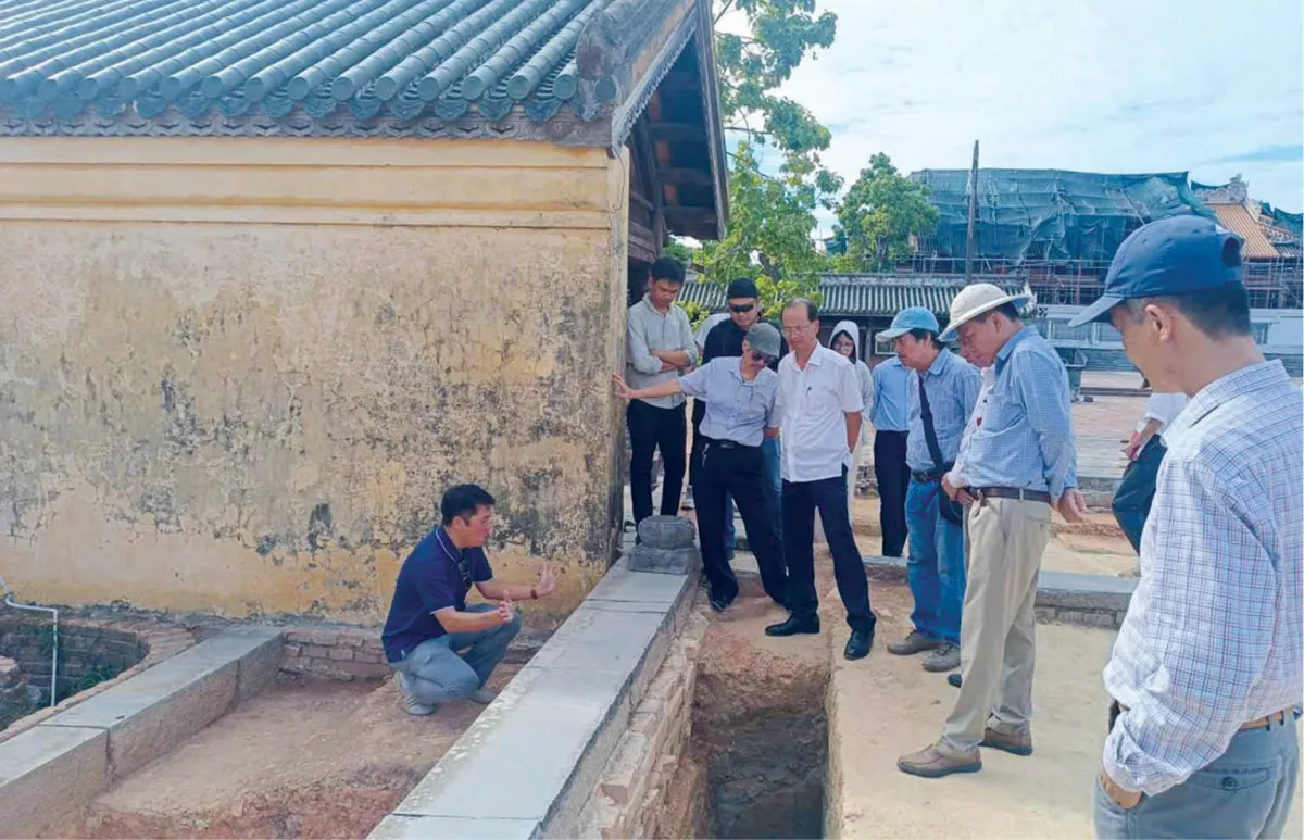 Restorasi Istana Can Chanh Dimulai dengan Penguatan Fondasi