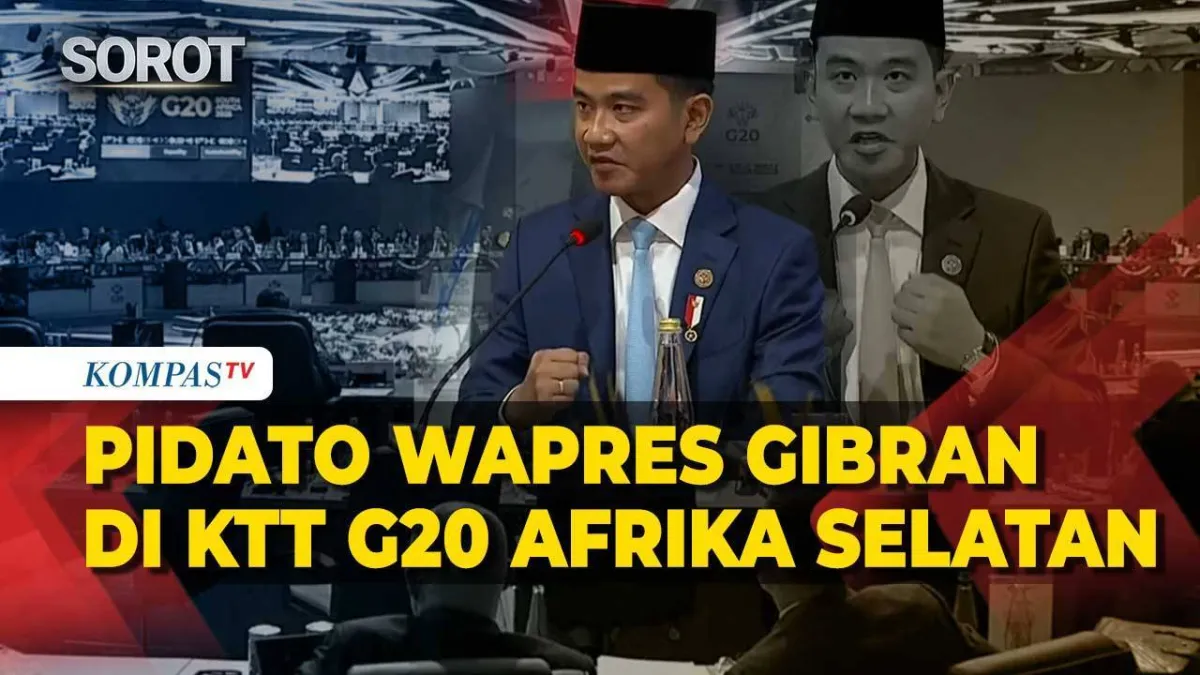 Wapres Gibran Sampaikan Pidato Perdana di KTT G20 Afrika Selatan