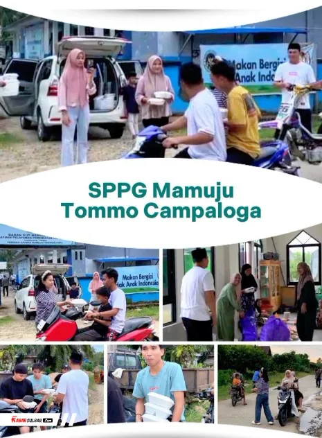 Relawan SPPG Mamuju Bagikan Takjil Gratis untuk Berbuka Puasa