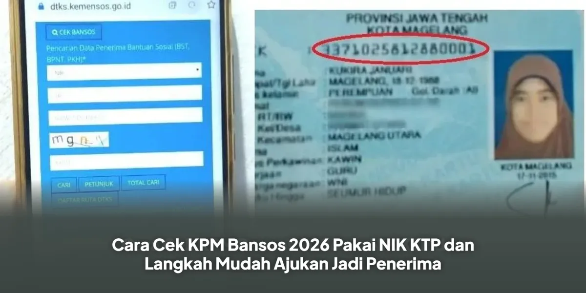 Cek Status Penerima Bansos 2026 Lewat NIK KTP Secara Online