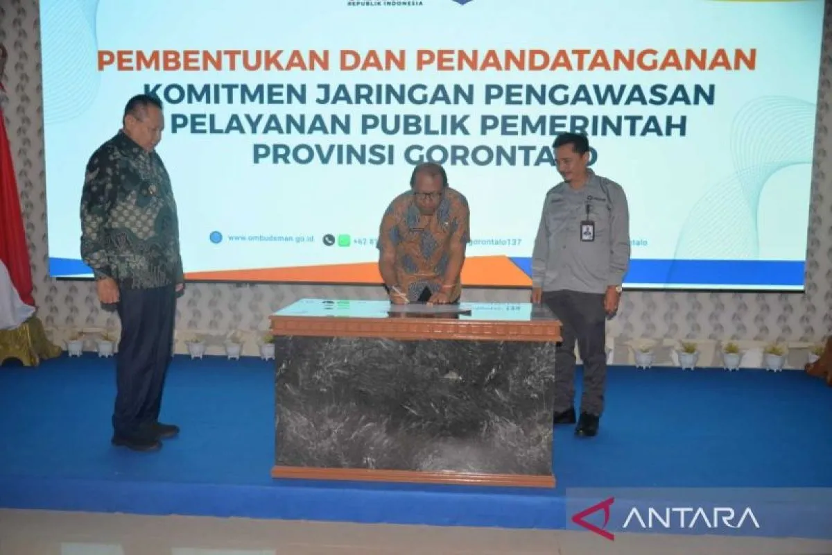 Gubernur Gorontalo Kolaborasi dengan Ombudsman untuk Tingkatkan Pelayanan Publik