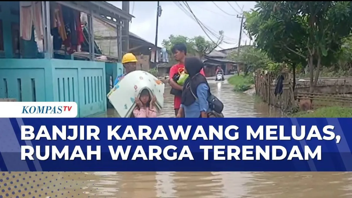 Banjir Melanda Karawang, Dua Desa Terendam Akibat Curah Hujan Tinggi