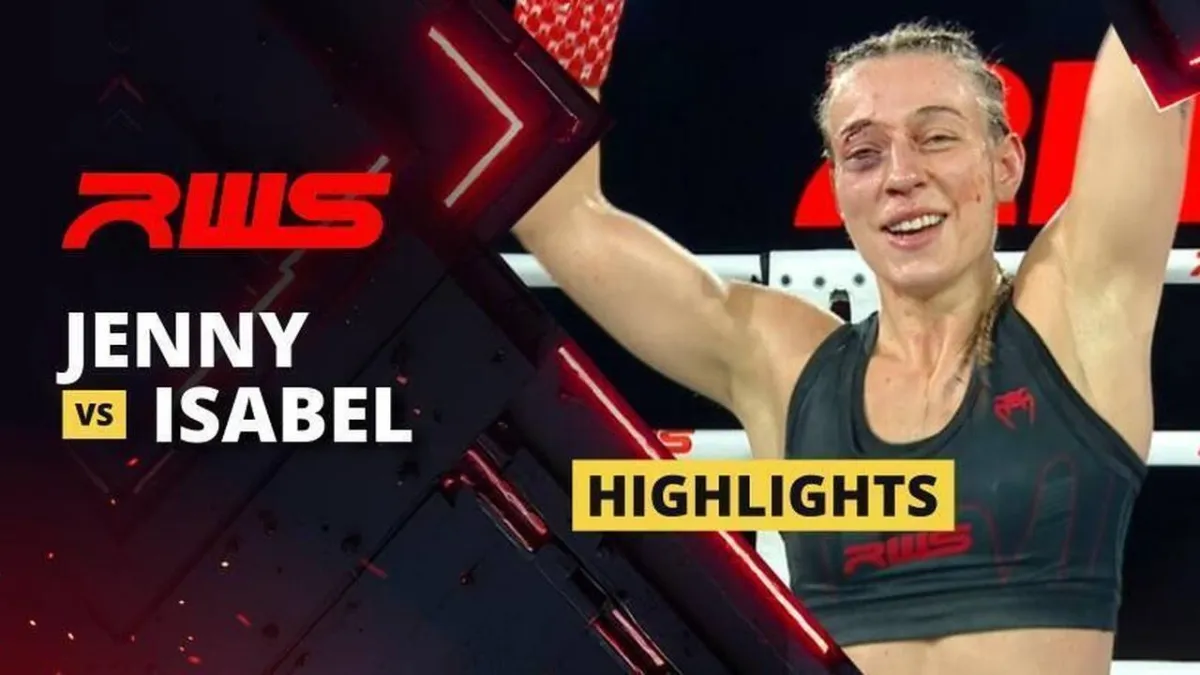 Pertandingan Jenny Freitas dan Isabel Hapca di RWS Muay Thai 2026