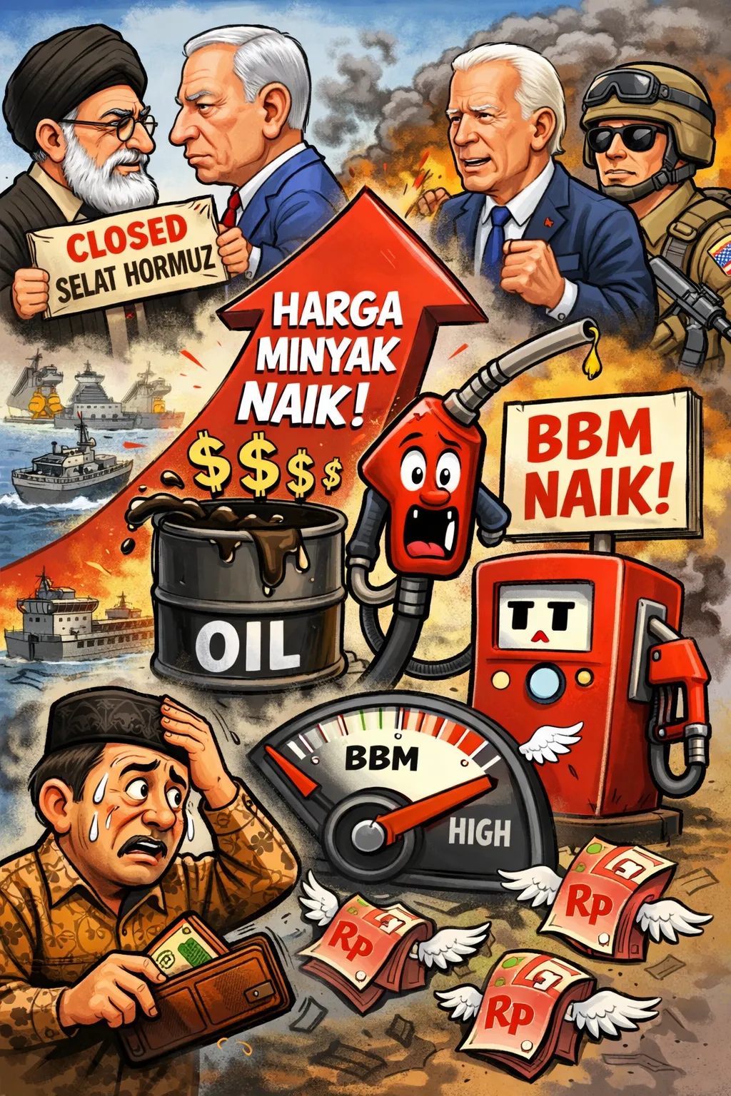 Penutupan Selat Hormuz Picu Lonjakan Harga Minyak dan BBM
