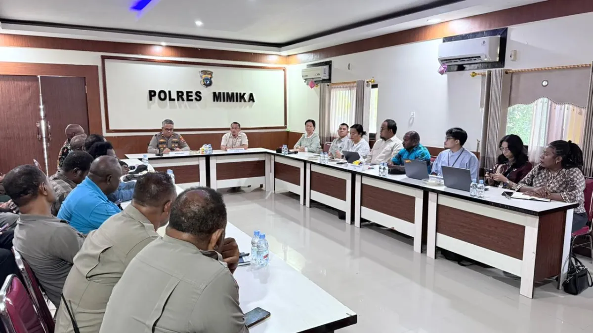 Kementerian HAM Bahas Penyelesaian Konflik Tapal Batas Adat di Mimika