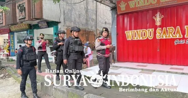 Polda Bali Tingkatkan Patroli di Sentra Pertokoan Emas Menjelang Hari Raya