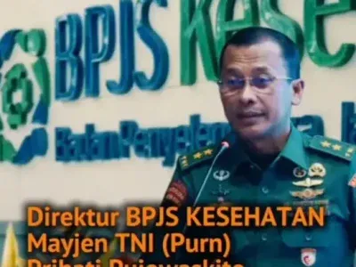 Jenderal Dokter Prihati Pujowaskito Dilantik Jadi Dirut BPJS Kesehatan 2026-2031