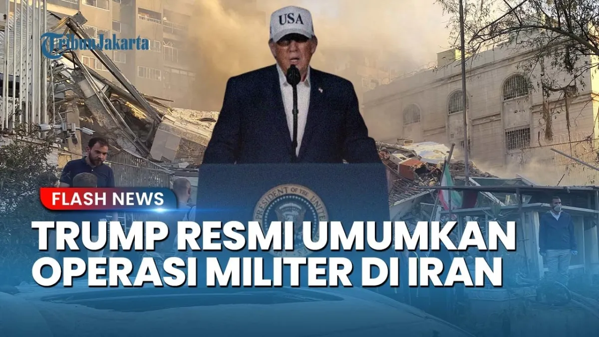 AS dan Israel Luncurkan Serangan Militer Gabungan Terhadap Iran