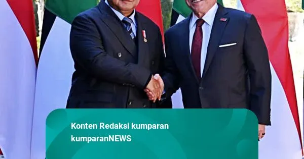 Prabowo dan Raja Abdullah II Perkuat Kerja Sama Atasi Krisis Palestina