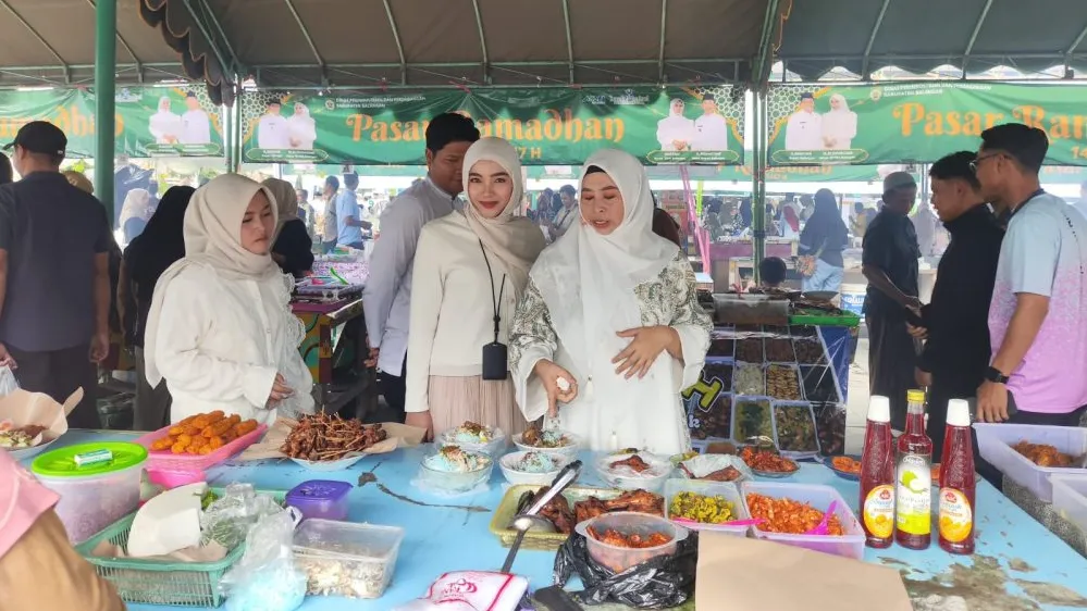 Dukungan Ketua DPRD Balangan untuk Pasar Ramadhan 1447 Hijriah