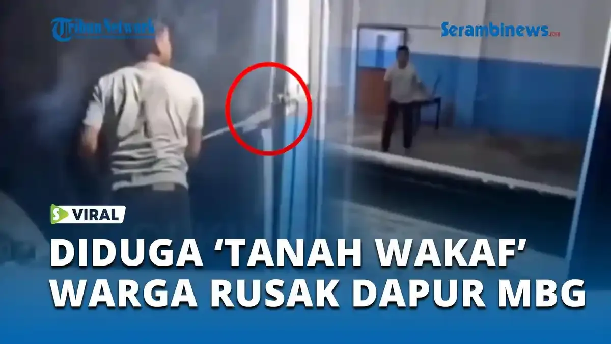 Perusakan Gerbang Dapur MBG Diduga Terkait Tanah Wakaf