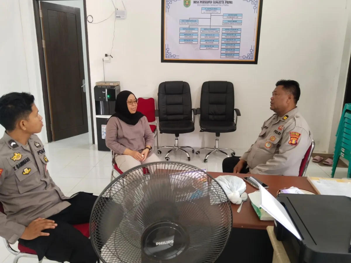 Polres Kutim Jalin Sinergi dengan Kades Sangatta Prima Lewat Kegiatan Sambang