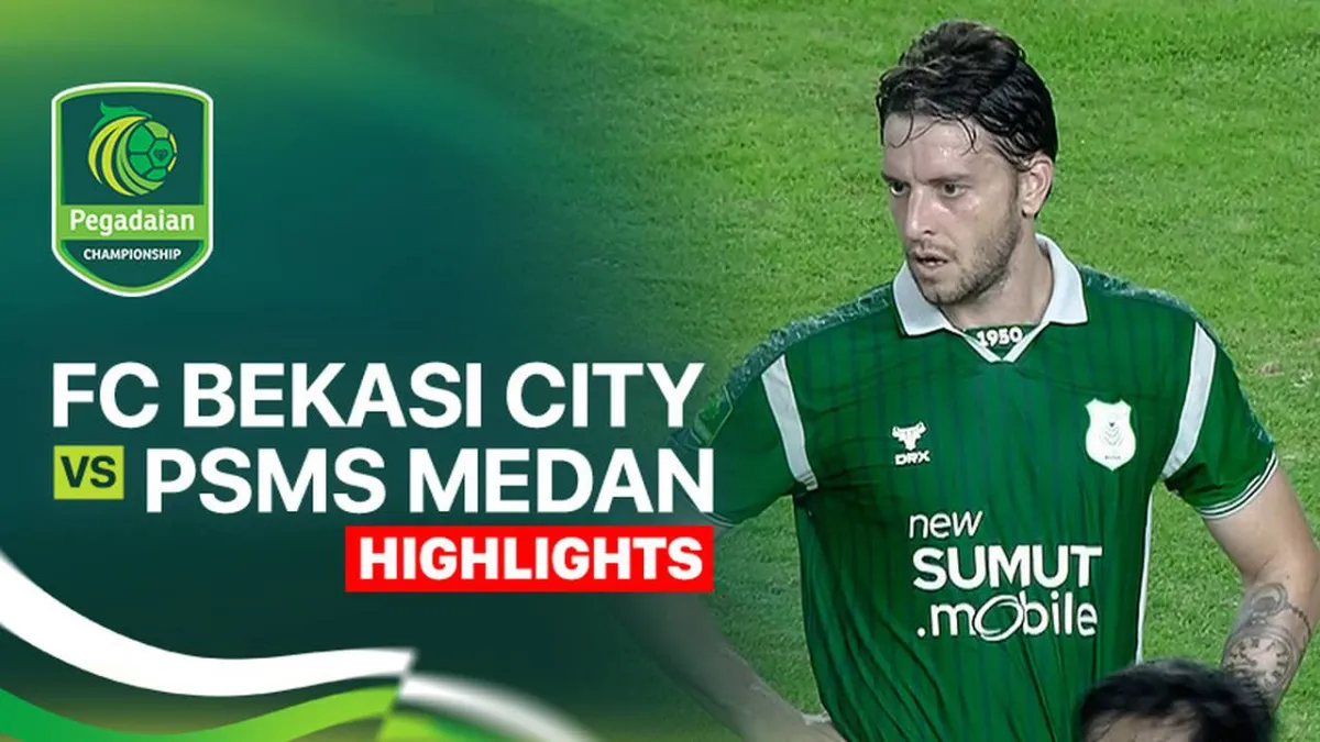 FC Bekasi City Hadapi PSMS Medan di Pegadaian Championship 2025/26
