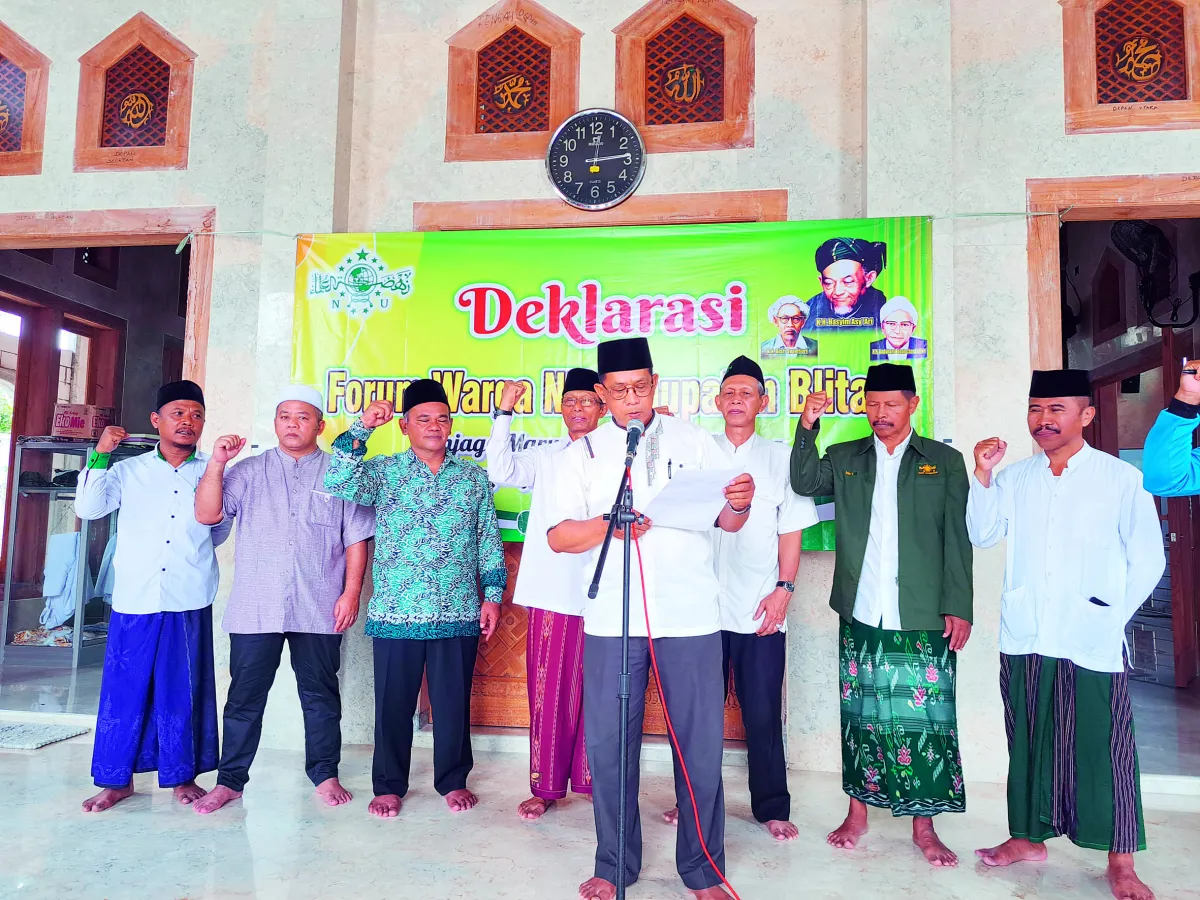 Forum Warga NU Kabupaten Blitar Tolak Pemilihan Ulang Ketua Tanfidziyah