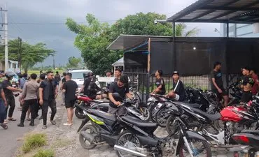 Polisi Amankan 21 Motor dalam Operasi Balap Liar di Probolinggo