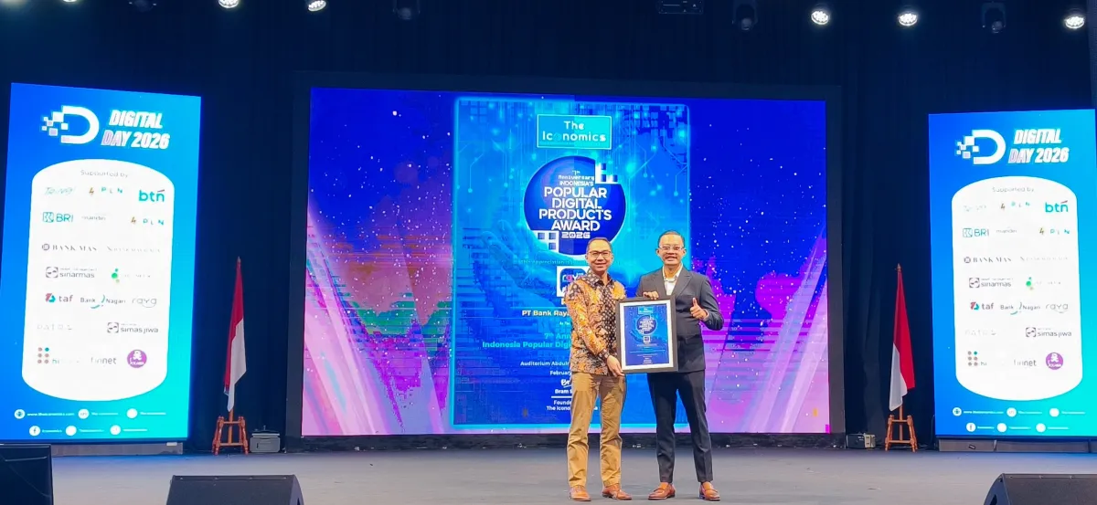 Bank Raya Raih Penghargaan Digital Day 2026 atas Inovasi Teknologi