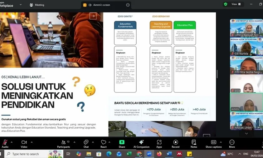 UNM dan Eudeka Kolaborasi Kembangkan Startup AI Mahasiswa