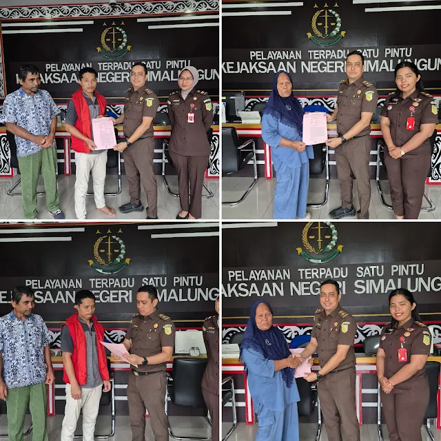 Kejaksaan Simalungun Terapkan Restorative Justice dalam Dua Kasus Penganiayaan