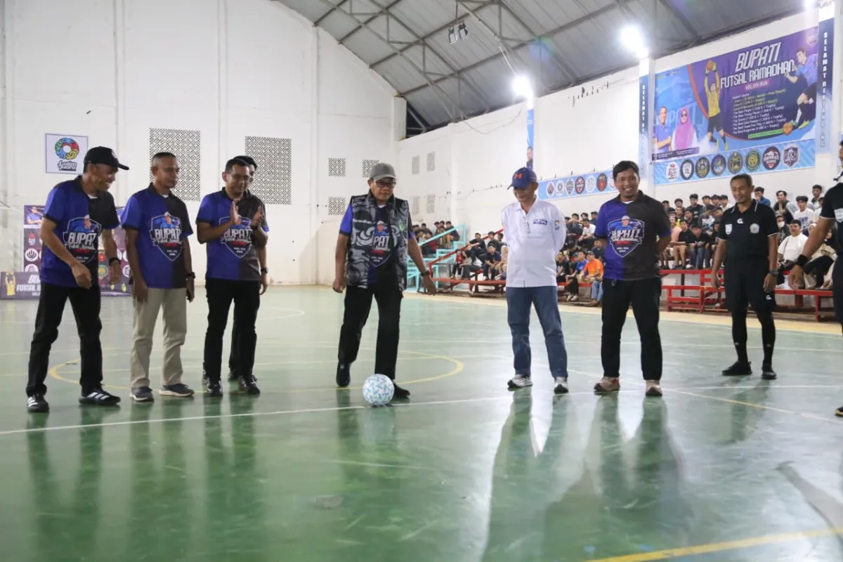 Turnamen Bupati Futsal Ramadhan XIII Resmi Dibuka dengan 24 Tim Peserta