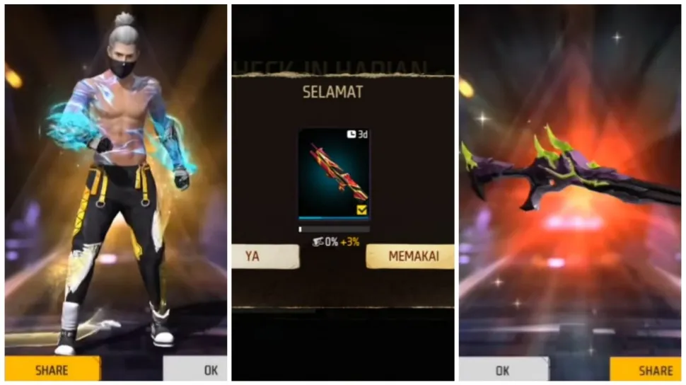 67 Kode Redeem FF Terbaru untuk Skin Trogon dan Mythos Fist