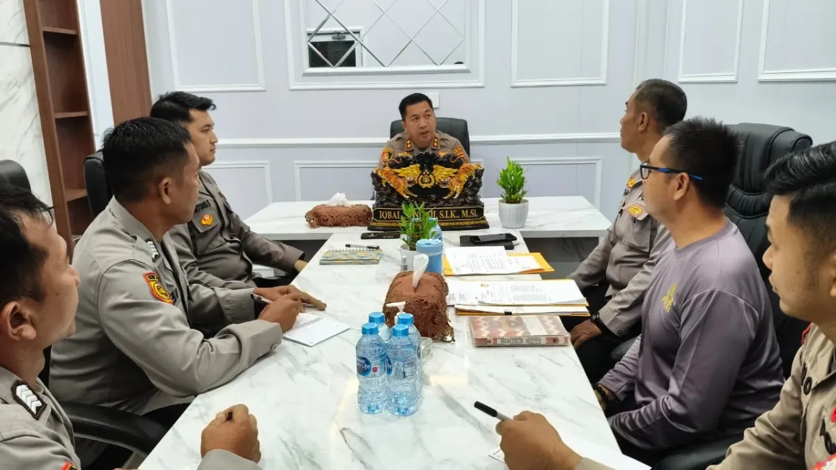 Kapolres Pulang Pisau Koordinasi Persiapan Panen Raya Jagung Nasional