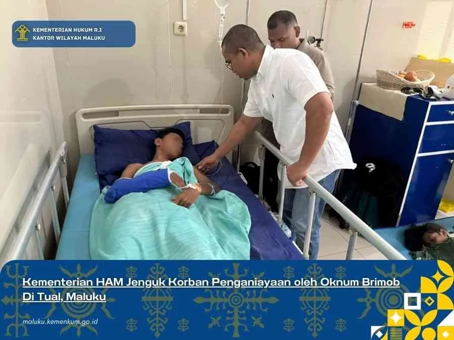 Kementerian HAM Kunjungi Korban Penganiayaan di Tual, Maluku