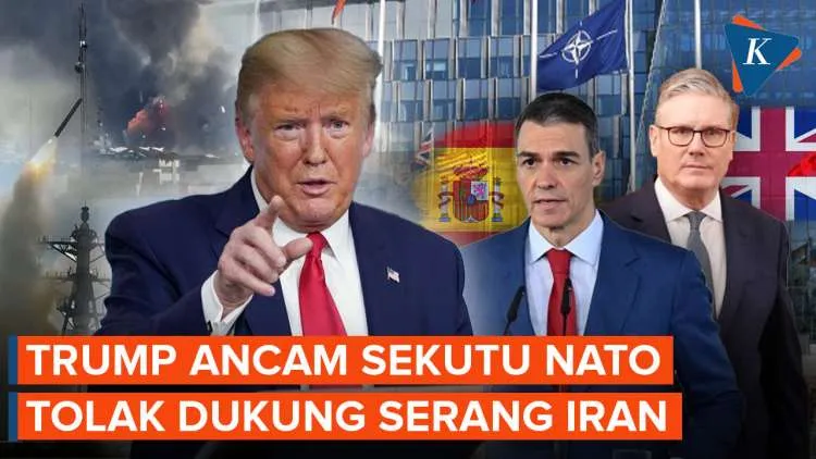 Trump Ancaman Putus Dagang Terkait Penolakan Pangkalan Militer untuk Serang Iran