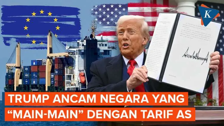 Trump Ancaman Tarif Lebih Tinggi untuk Negara yang Tidak Mematuhi Kesepakatan Dagang