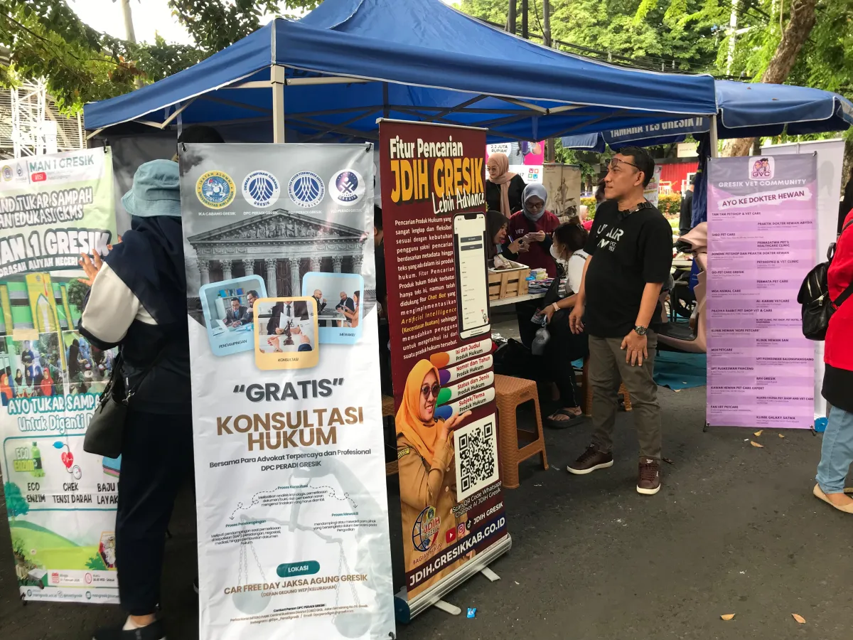 Pemkab Gresik Sosialisasikan JDIH di CFD untuk Tingkatkan Literasi Hukum