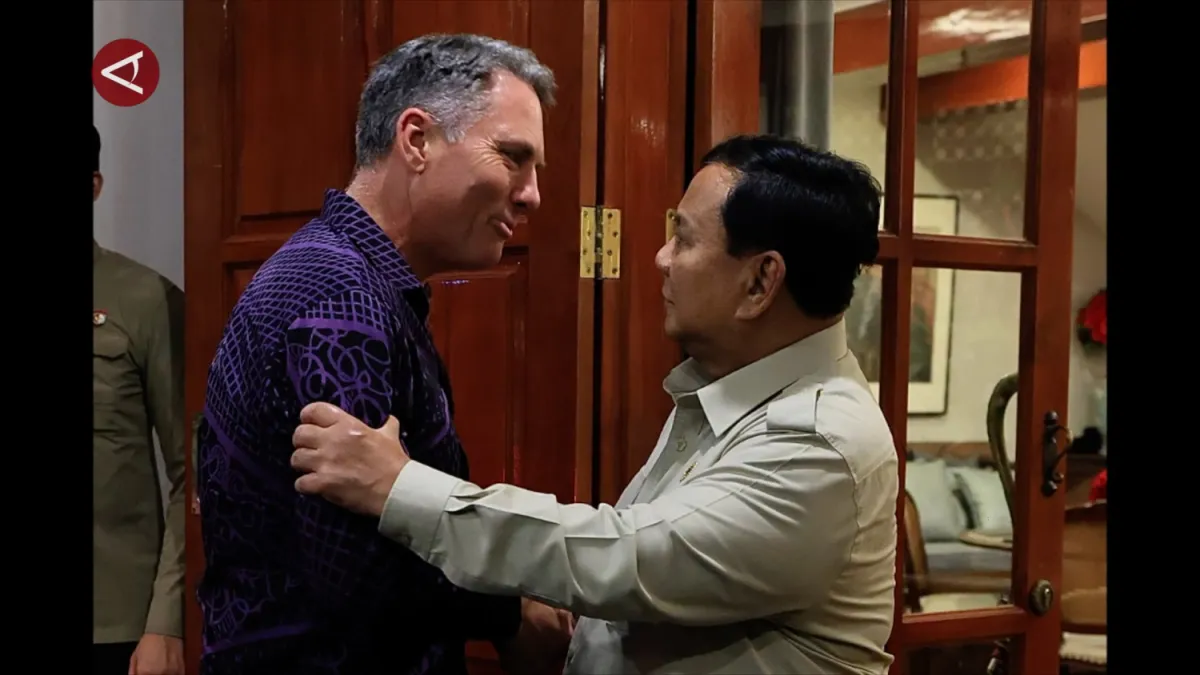 Prabowo dan Wakil PM Australia Bahas Isu Strategis di Jakarta