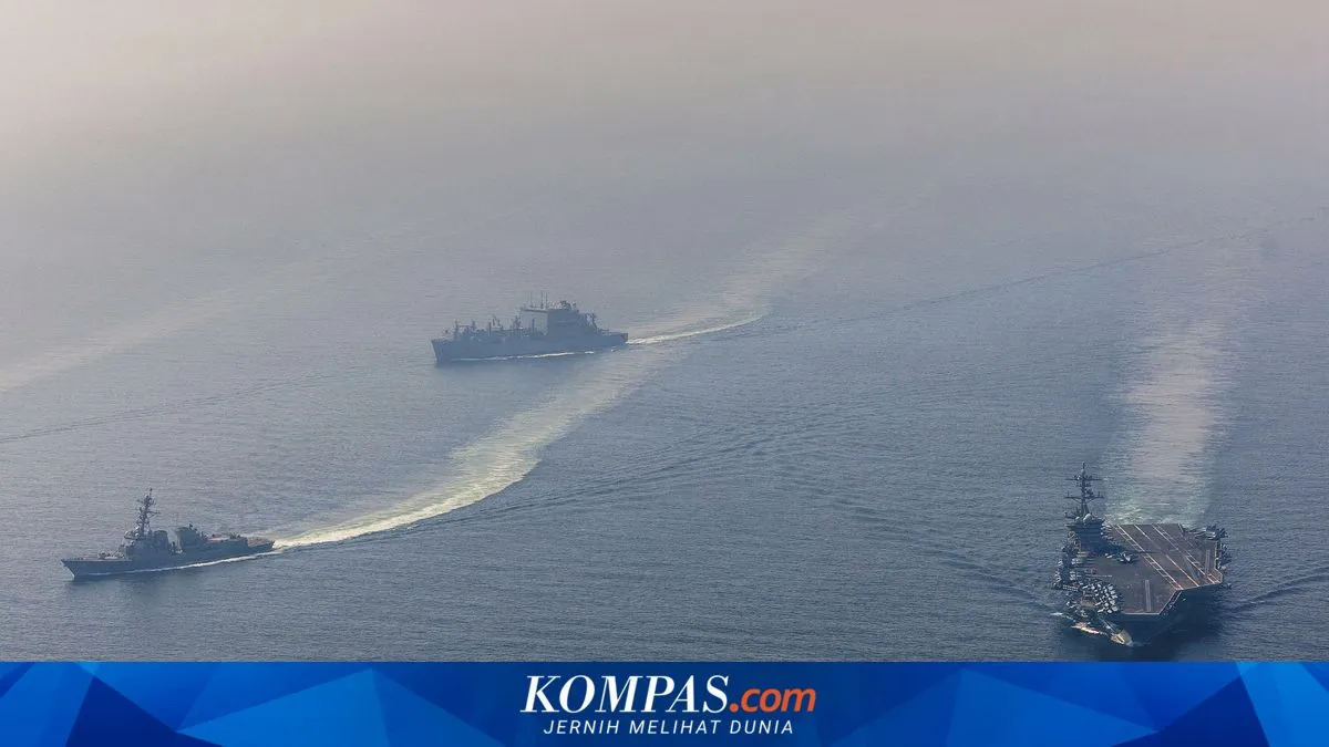 Konflik AS-Iran Memanas: Kapal Induk USS Abraham Lincoln Diserang