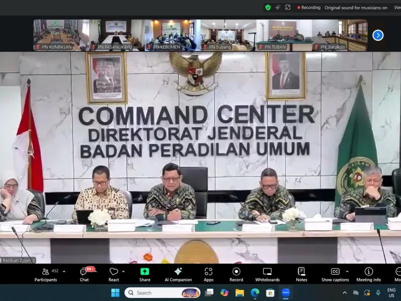 Dirjen Badilum: Seleksi WBK/WBBM Harus Objektif dan Berkualitas