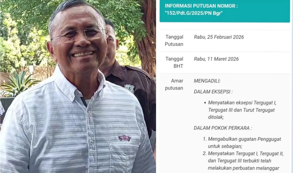 Dahlan Iskan Menang Gugatan, Diakui Sebagai Pemilik Sah Radar Bogor