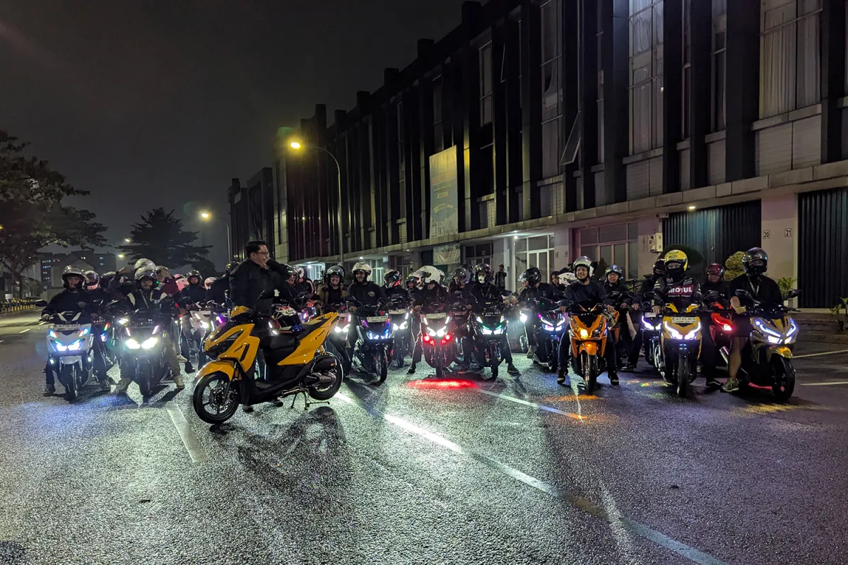 Vario 125 Night Ride Vol. 2: Pengalaman Berkendara Berbeda di Kota Tangerang