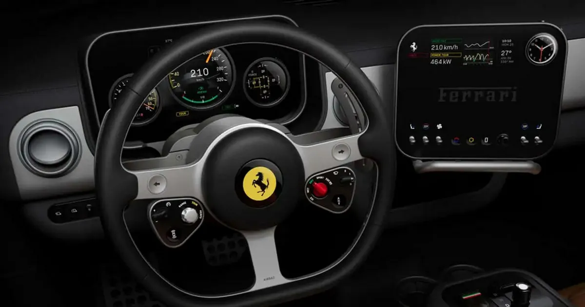 Ferrari Luce: Supercar Listrik Pertama dengan Desain Terinspirasi Apple