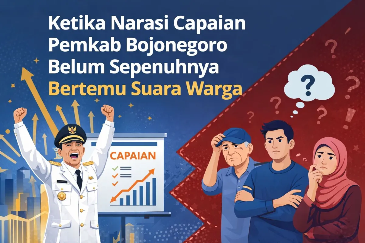 Persepsi Publik Terhadap Capaian Pemkab Bojonegoro: Antara Data dan Kenyataan