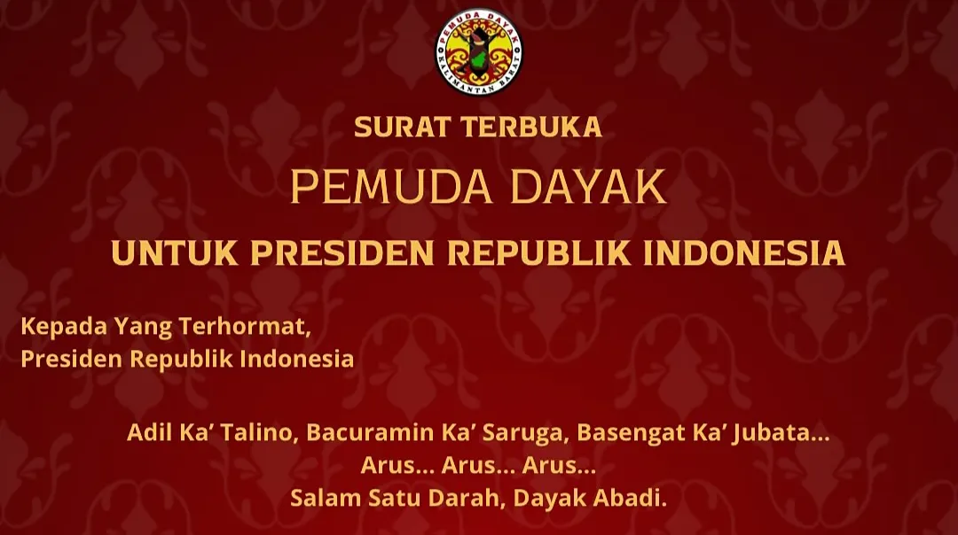 Pemuda Dayak Serukan Kalimantan Sebagai Rumah, Bukan Sekadar Ladang