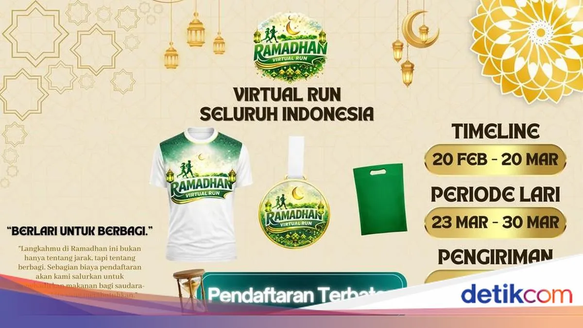 Ramadhan Virtual Run 2026: Olahraga Sambil Berbagi di Bulan Suci