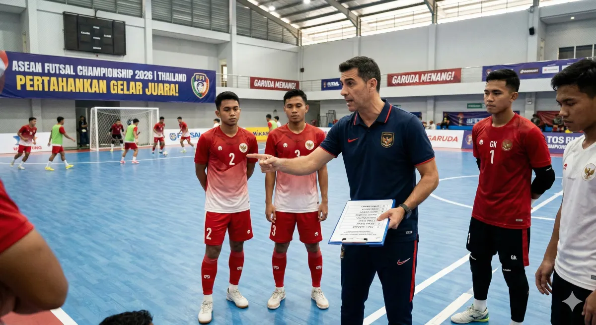 Timnas Futsal Indonesia Siapkan Regenerasi Menuju ASEAN Futsal Championship 2026