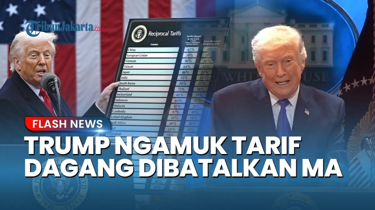 Trump Kecam Mahkamah Agung Setelah Kebijakan Tarifnya Dibatalkan