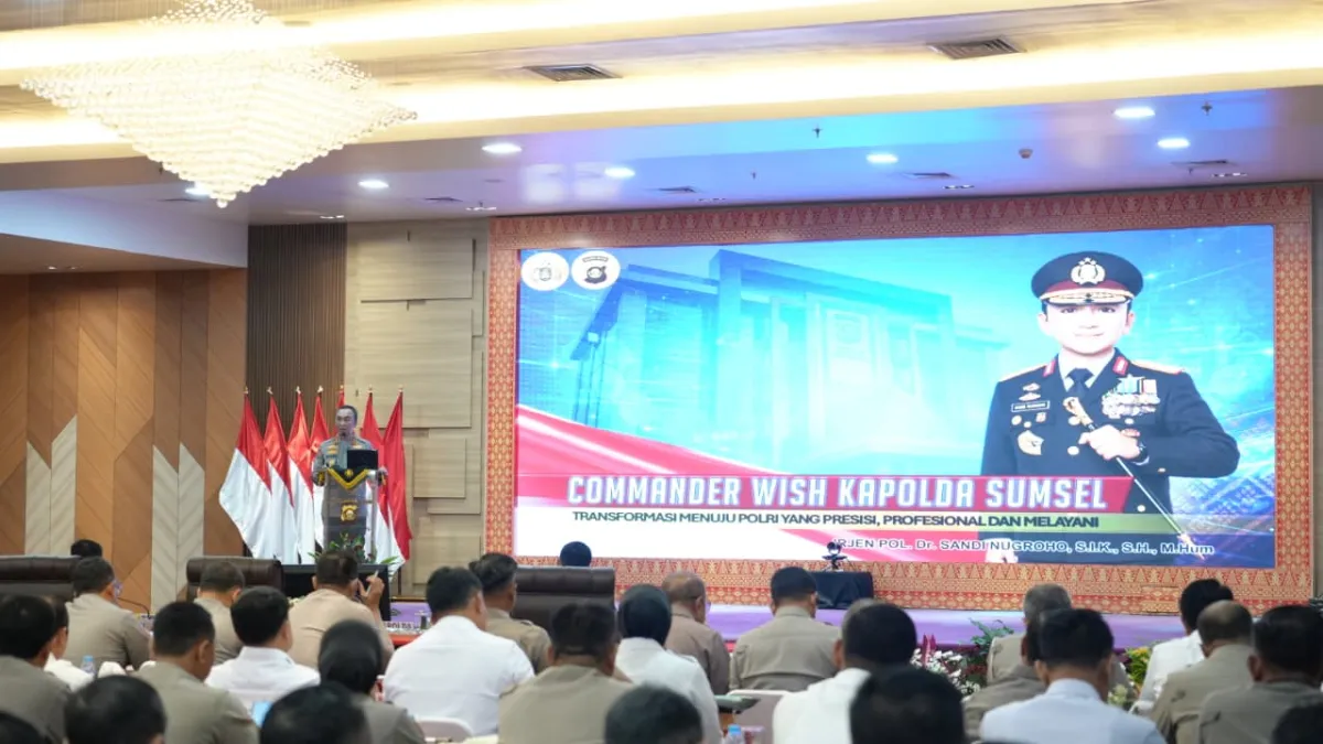 Polda Sumsel Luncurkan Commander Wish 2026 untuk Stabilitas Keamanan