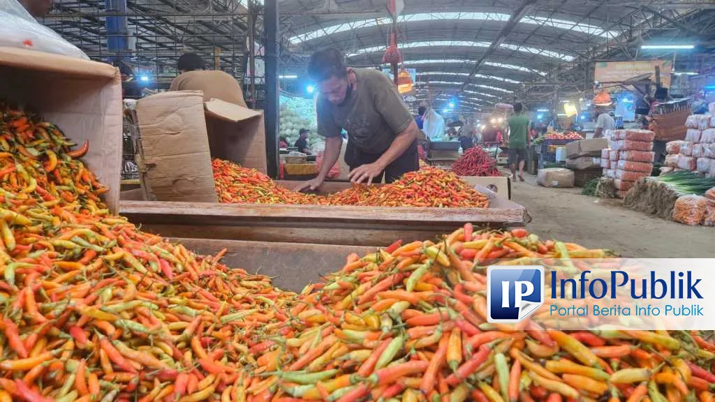 Kementan Stabilkan Harga Cabai di Pasar Induk Kramat Jati