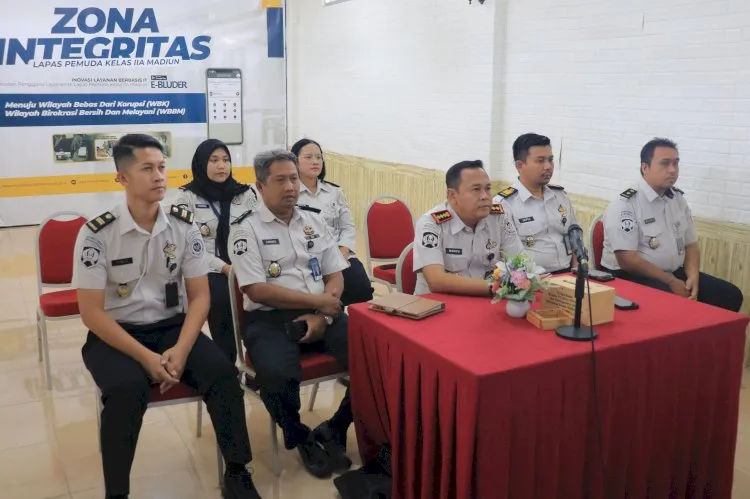 Lapas Pemuda Madiun Tingkatkan Pelayanan Hak Warga Binaan Melalui Rapat Virtual
