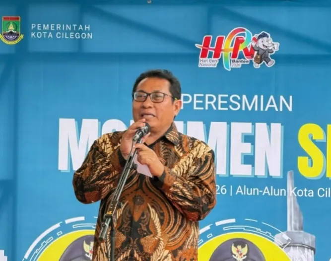 Peresmian Monumen Pers Siber Indonesia di Cilegon sebagai Penghargaan bagi Insan Pers