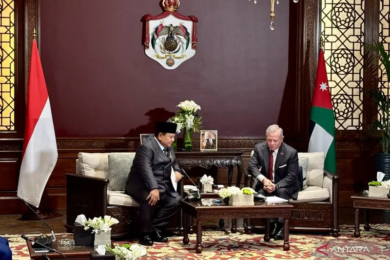 Raja Yordania Puji Prabowo atas Dukungan untuk Palestina