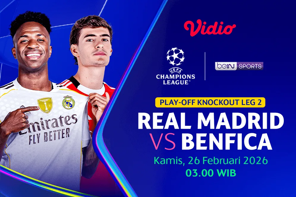 Streaming Real Madrid vs Benfica: Kunci Menuju 16 Besar