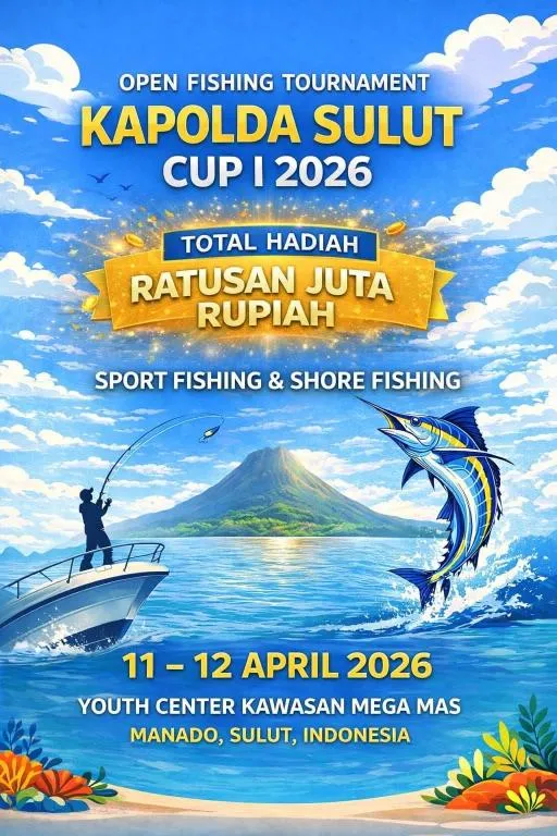 Manado Siap Gelar Open Fishing Tournament Kapolda Sulut Cup I 2026