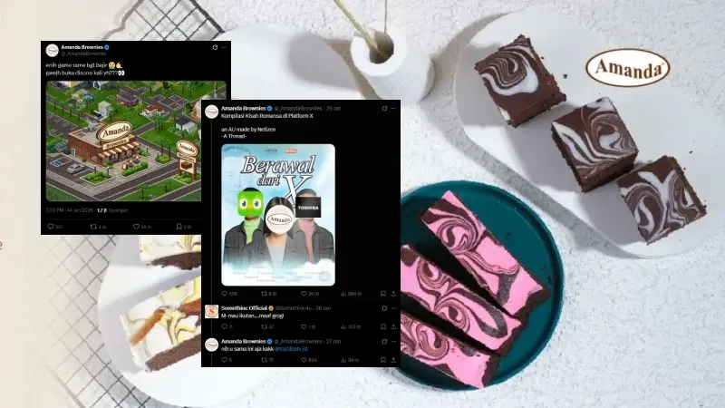 Strategi Digital Amanda Brownies: Membangun Citra Positif Melalui Interaksi