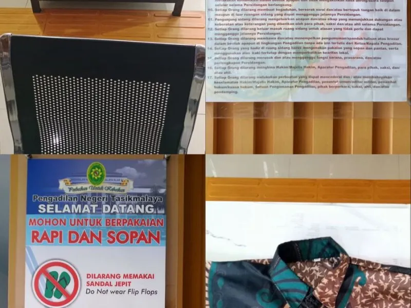 PN Tasikmalaya Sediakan Pakaian dan Sepatu untuk Jaga Kewibawaan Persidangan