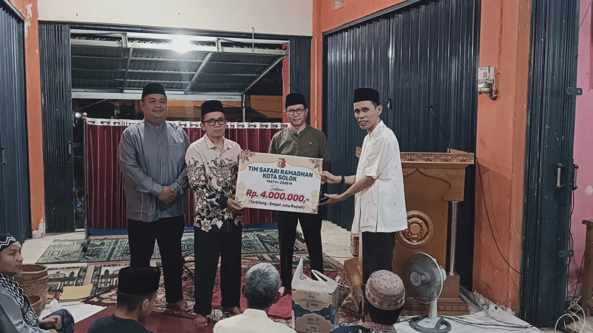 Pemko Solok Pastikan Pembangunan Mesjid Sahara Segera Dilanjutkan